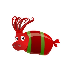 Festive Piglet Squid